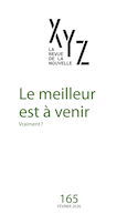 Revue XYZ de la nouvelle, no 165